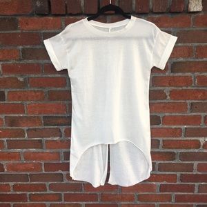 High Low, Split T Shirt